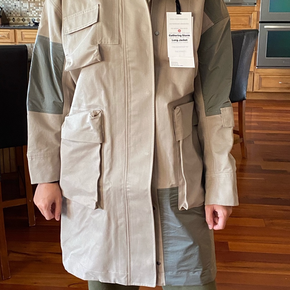 Lululemon winter jacket / trench coat